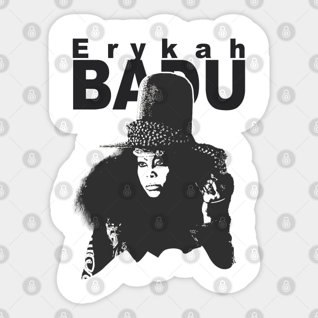 Best art Erykah Sticker by ANIMALLL